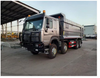 Camion basculant HOWO 371HP haute puissance à 12 roues avec pare-chocs 